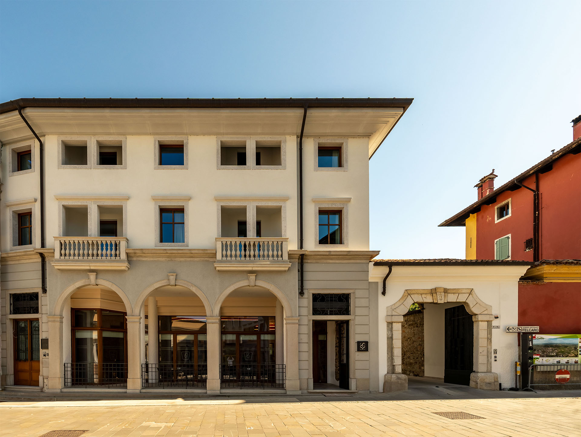 facciata storica di casa sgubin cormons